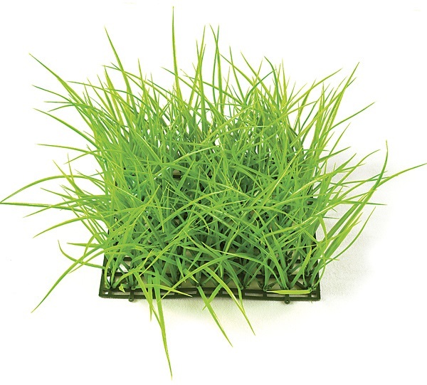 10 inch   Plastic Wild Grass Mat (Light Green)
