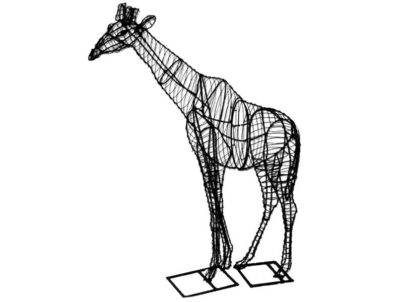 Giraffe, 38 inch  (Frame) 38 inch  x 30 inch  x 8 inch