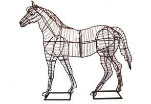 Horse Topiary Frame - 72 x 81 x 19