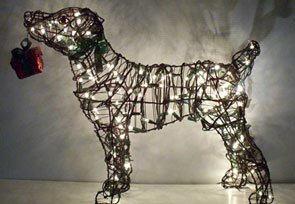 Jack Russell, 14 inch  (Lit) 14 inch  x 22 inch  x 7 inch