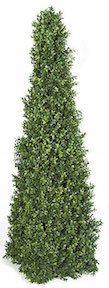 52 Inch Ultraviolet (UV) Rated Boxwood Pyramid Topiary