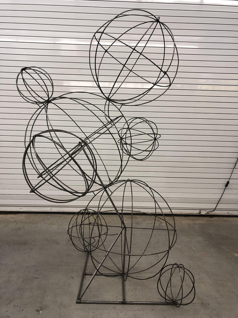 Bare Wire, Galvanized, Green — Bare wire