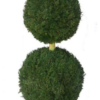 Handcrafted Double Ball Topiary 50 inch | TOPIARYTREE.NET