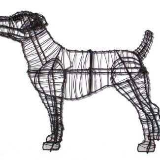 Jack Russell, 14 inch (Frame) 14 inch x 22 inch x 7 inch | TOPIARYTREE.NET