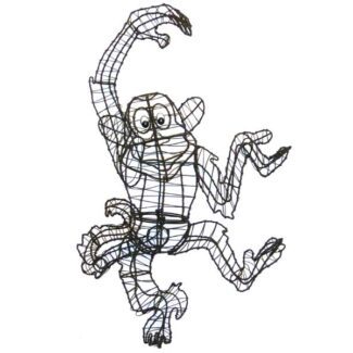 Monkey Funky, 33 inch (Frame) 33 inch x 21 inch x 9 inch | TOPIARYTREE.NET
