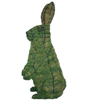Rabbit, Sitting Upright, 34 inch (Mossed) 34 inch x 18 inch x 11 inch