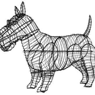 Scottie, 18 inch (Frame) 18 inch x 25 inch x 8