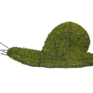 Snail, 6 inch (Mossed) 6 inch x 49 inch x 6 inch | TOPIARYTREE.NET
