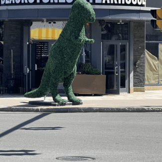 Topiary T-Rex Dinosaur - 16 Feet Tall | TOPIARYTREE.NET