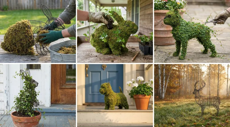 How to Make an Animal Topiary From Plants, Step by Step