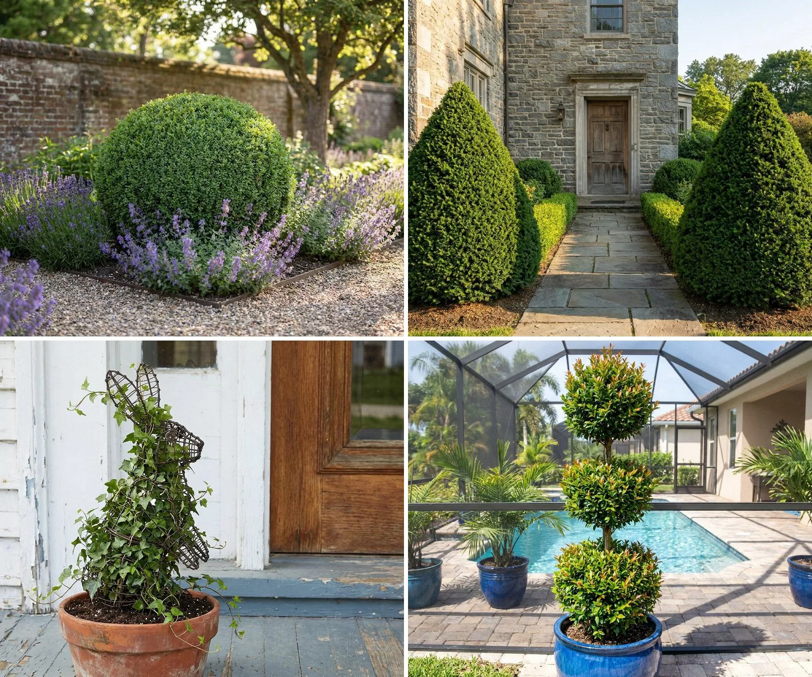 What Plants Make Good Topiaries? The Four Tests