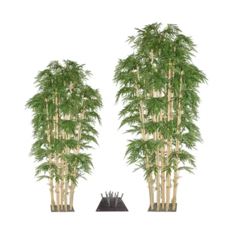 16' BAMBOO POLE SET OF 20 W/8448LVS W/PLATE | TOPIARYTREE.NET