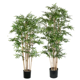 4' PTD ORIENTAL BAMBOO TREE X9 W/2358LVS | TOPIARYTREE.NET