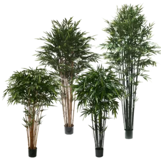 9' PTD BAMBOO TREE X17 W/2752LVS | TOPIARYTREE.NET