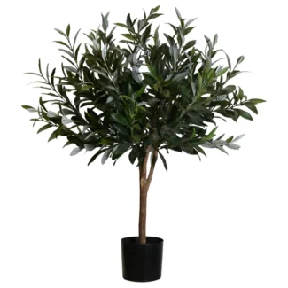 2' PTD OLIVE BALL TREE W/756LVS | TOPIARYTREE.NET