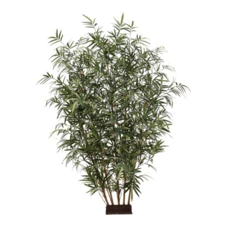 6' ROYAL BAMBOO FENCE W/2880LVS | TOPIARYTREE.NET