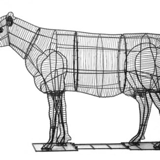 Custom Cow 5 foot Topiary | TOPIARYTREE.NET