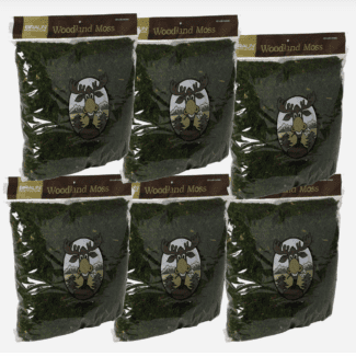 Woodland Moss in Bags, 820 cubic inches, 6 bags | TOPIARYTREE.NET