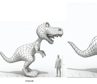 Dinosaurs - Extra Large Size Dinosaurs | TOPIARYTREE.NET