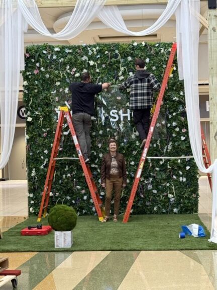 Adding the signage