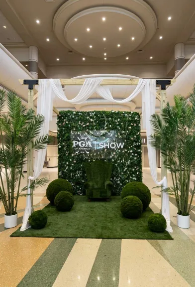 The PGA Show, built in modules and struck in a night.