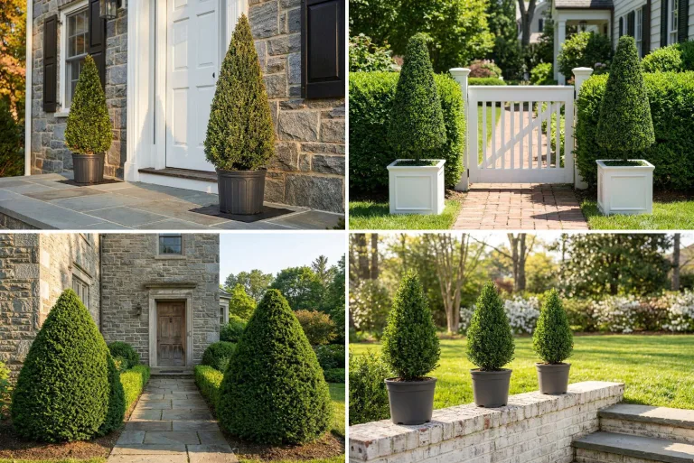 Cone Topiary: The Easiest Shape to Keep