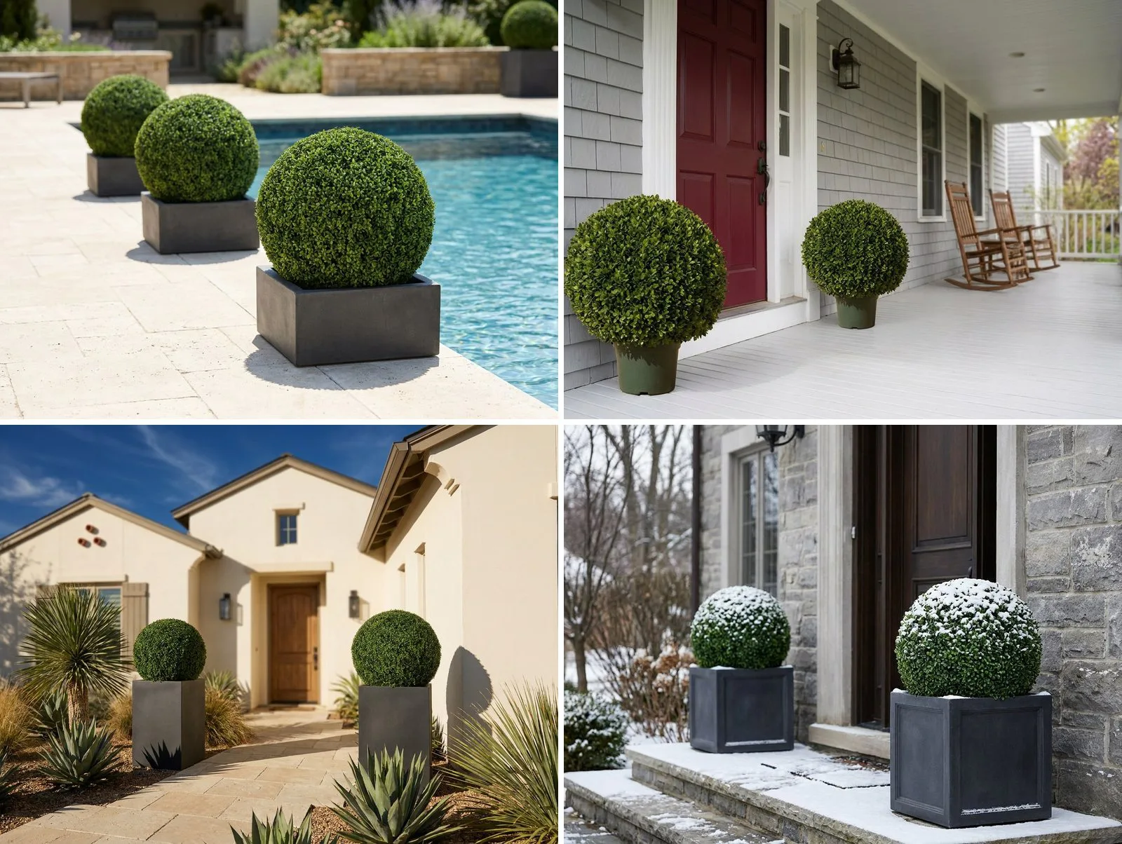 Artificial Topiary Outdoors: What the Position Decides