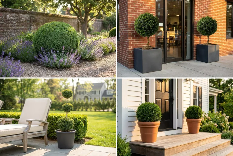 What Size Boxwood Ball to Buy: Globe, Ball or Standard