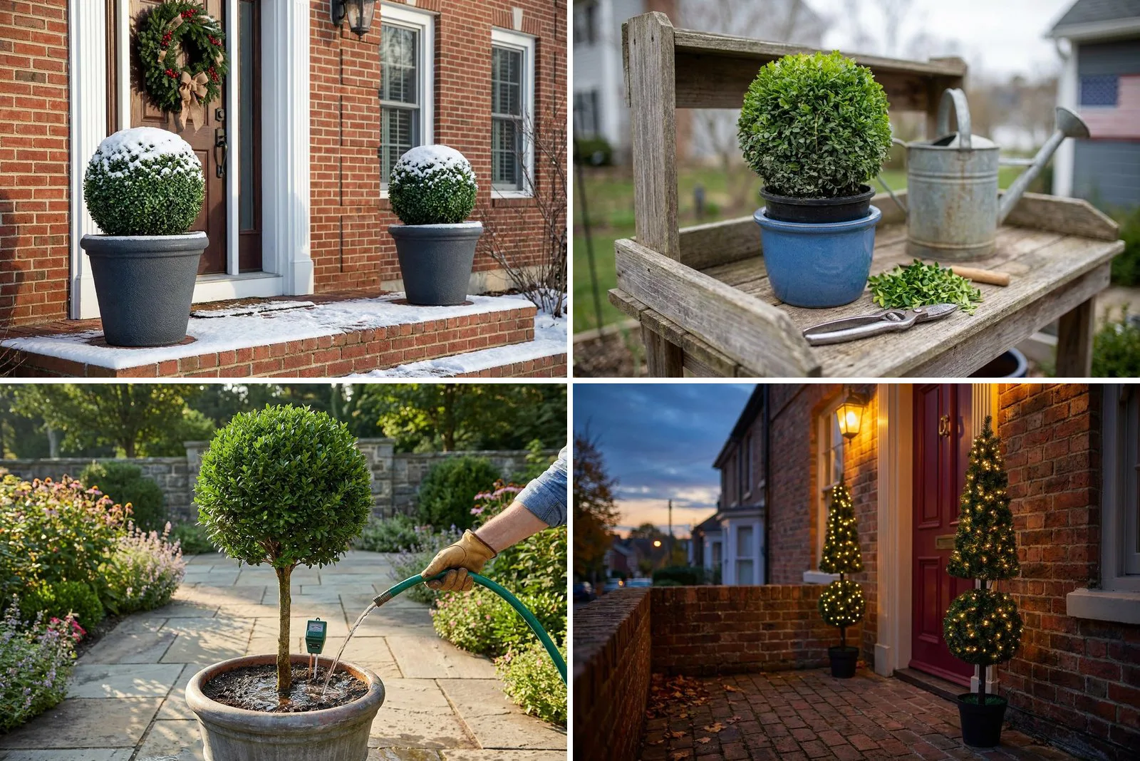 A Topiary Year: What to Do and When