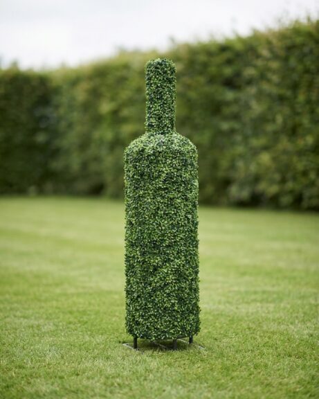 Bacardi Bottle Outdoor Boxwood Topiary