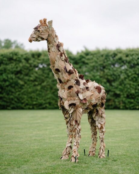 African Giraffe Topiary, 14 Foot (Custom Made)