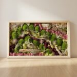 Driftwood, Preserved Moss & Air Plant Wall Art, 14x24 in