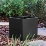 Cube Planter — Black