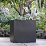 Cube Planter — Black