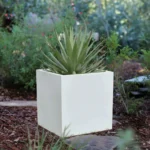 Cube Planter — White