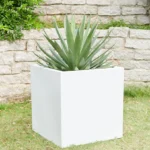 Cube Planter — White