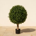 24 in UV Boxwood Ball Topiary