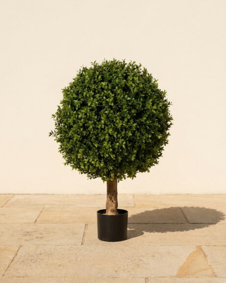 24 in UV Boxwood Ball Topiary