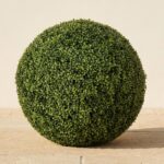 24 Inch Artificial UV Boxwood Ball Topiary