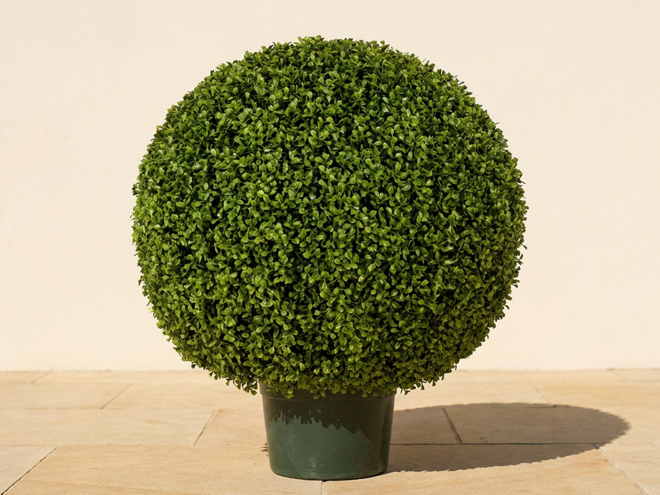 Boxwood Ball Topiary, Artificial, 20–30 in Boxwood Ball Topiary, Artificial, 20–30 in