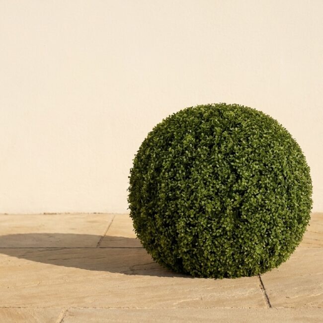 Artificial UV Boxwood Ball Topiary, 36 Inch