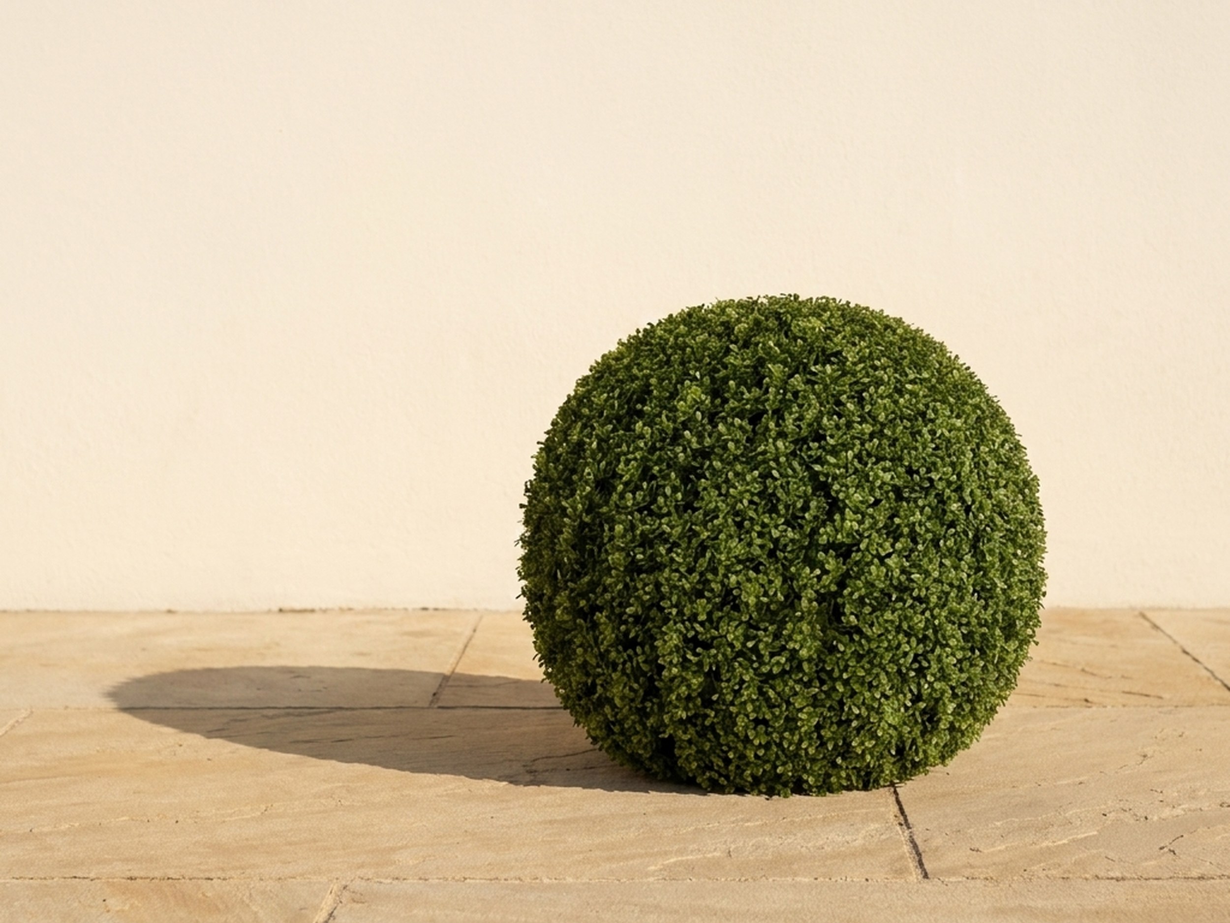 UV Boxwood Ball Topiary, Artificial, 36 in UV Boxwood Ball Topiary, Artificial, 36 in