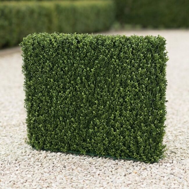Outdoor UV Boxwood Hedge Topiary, 37 in
