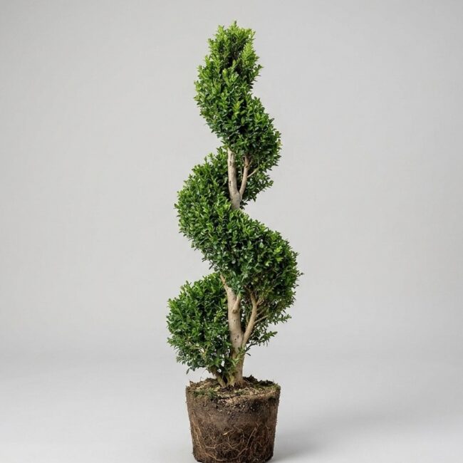 Live Boxwood Spiral Topiary, 38-42 Inch