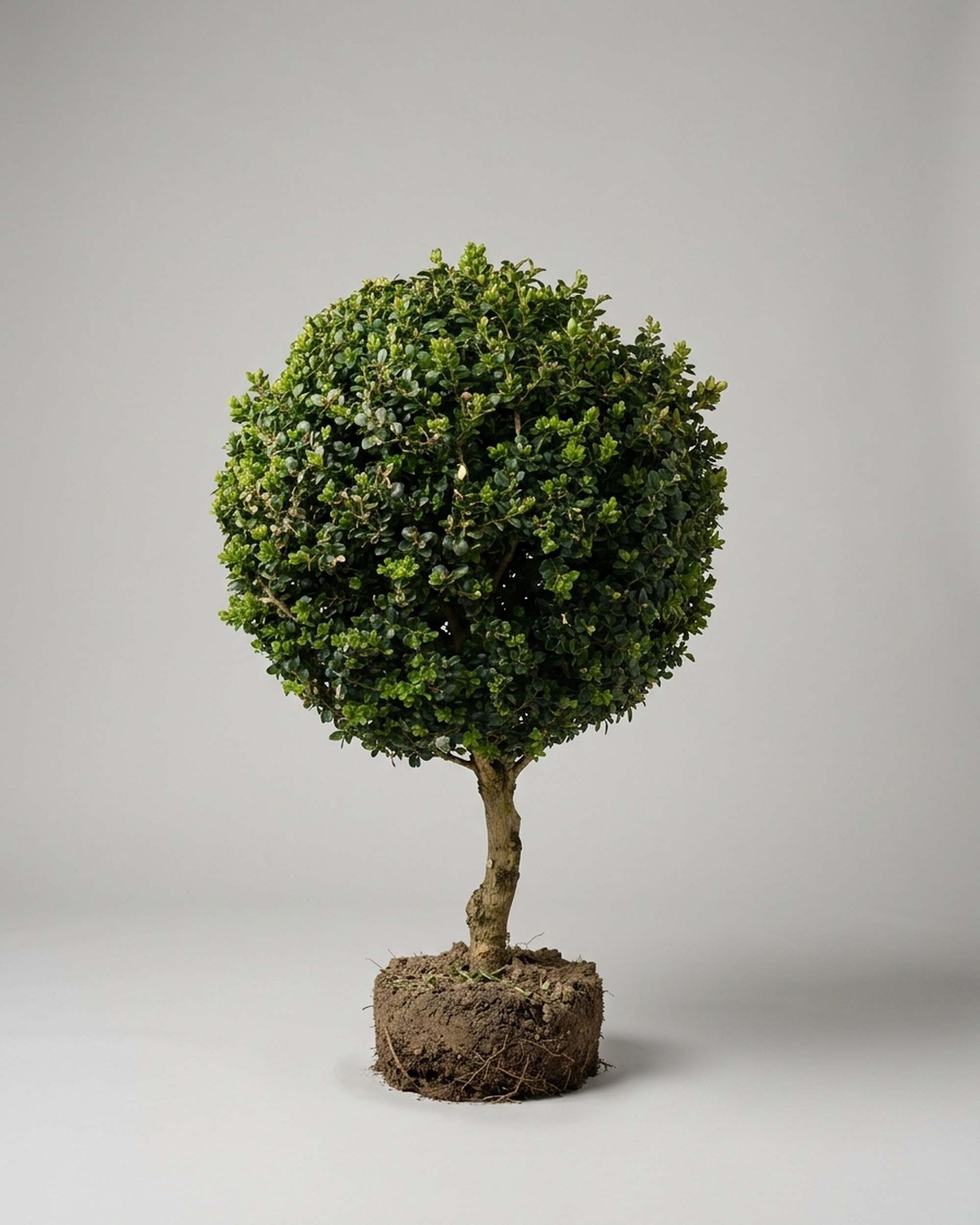 Live Rotundifolia Ball Topiary on a Stem, 42-48 x 33-36 in