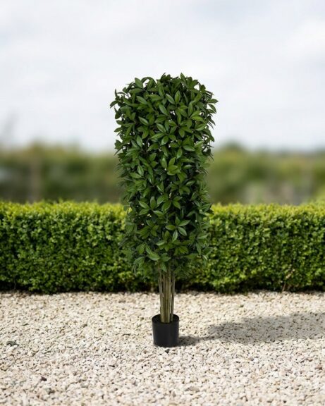 Artificial Bay Laurel Topiary, 6 ft