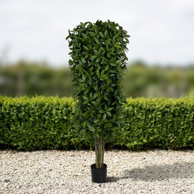 Artificial Bay Laurel Topiary, 6 ft
