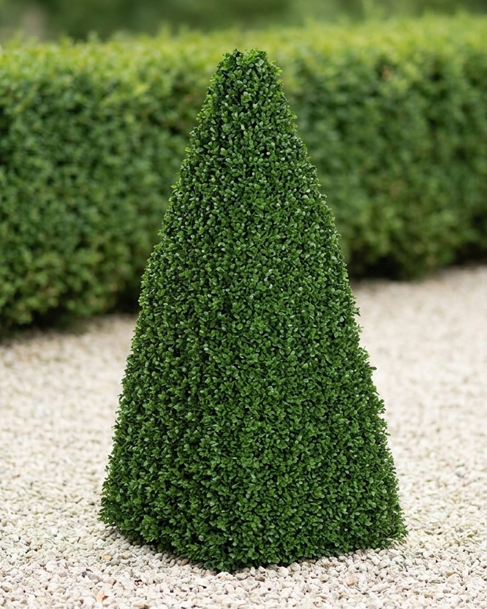 Boxwood Pyramid Hedge Topiary, 8 ft Boxwood Pyramid Hedge Topiary, 8 ft