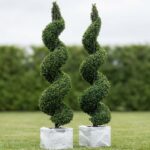 Policaise Foliage Spiral Topiary, 86 in