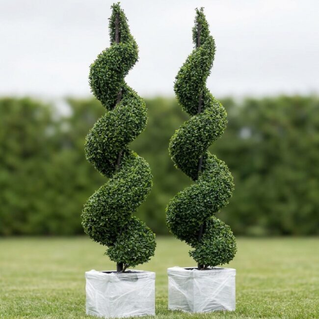 Policaise Foliage Spiral Topiary, 86 in